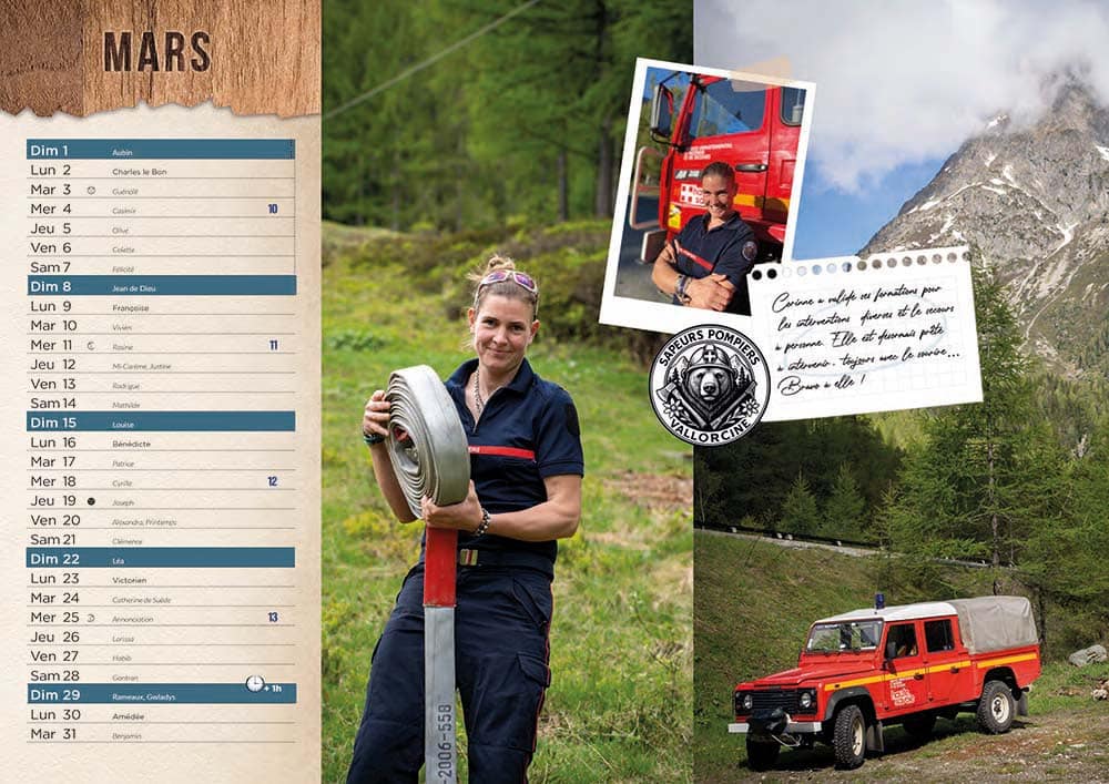 Calendrier 16 pages Vallorcine